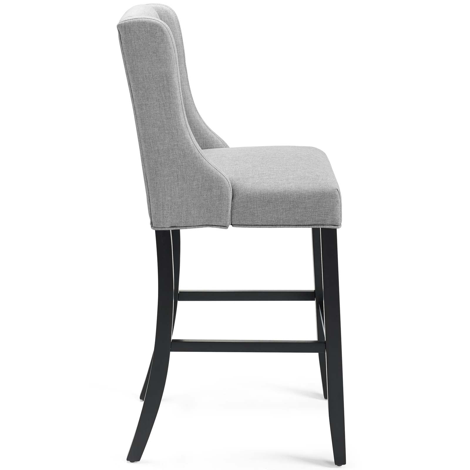 Baronet Tufted Button Upholstered Fabric Bar Stool By HouseBean