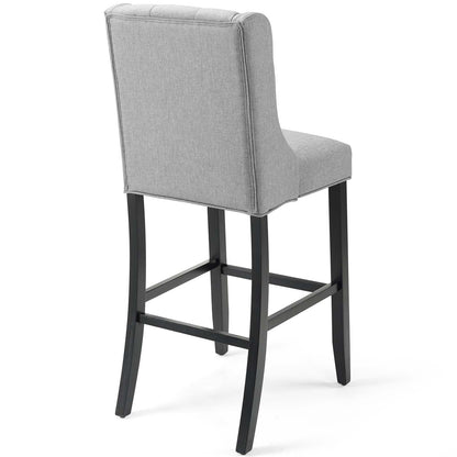 Baronet Tufted Button Upholstered Fabric Bar Stool By HouseBean