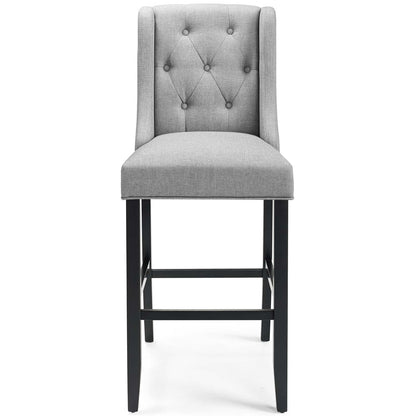 Baronet Tufted Button Upholstered Fabric Bar Stool By HouseBean