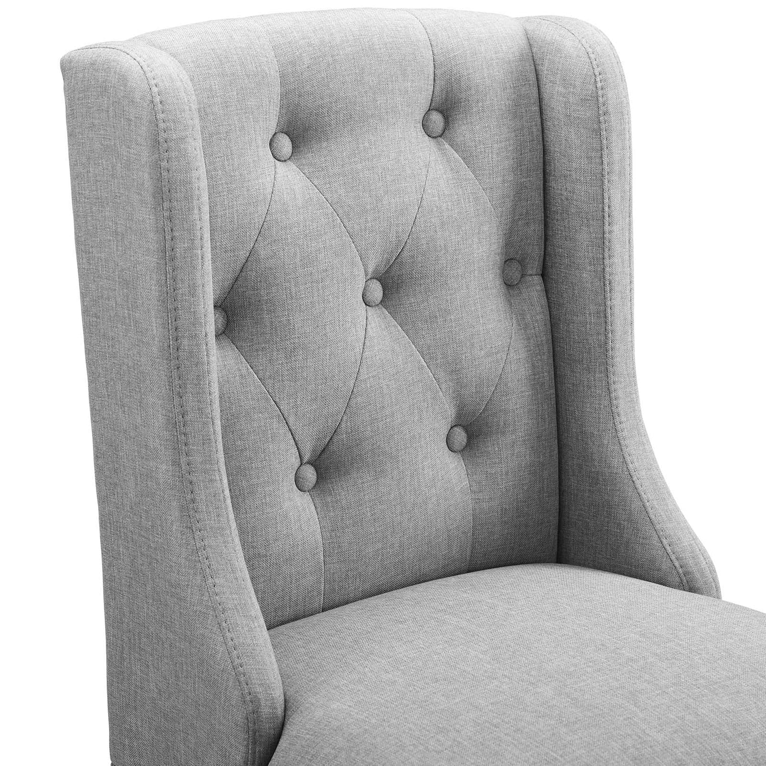 Baronet Tufted Button Upholstered Fabric Bar Stool By HouseBean