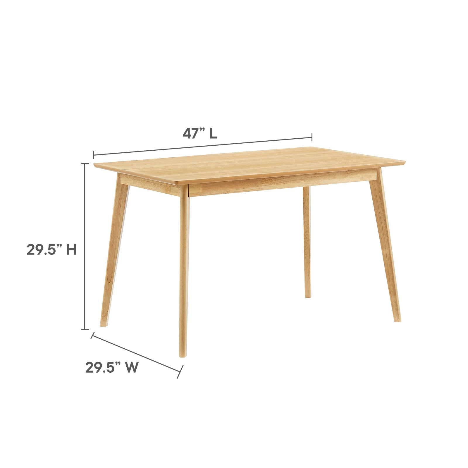 Oracle 47&quot; Rectangle Dining Table By HouseBean