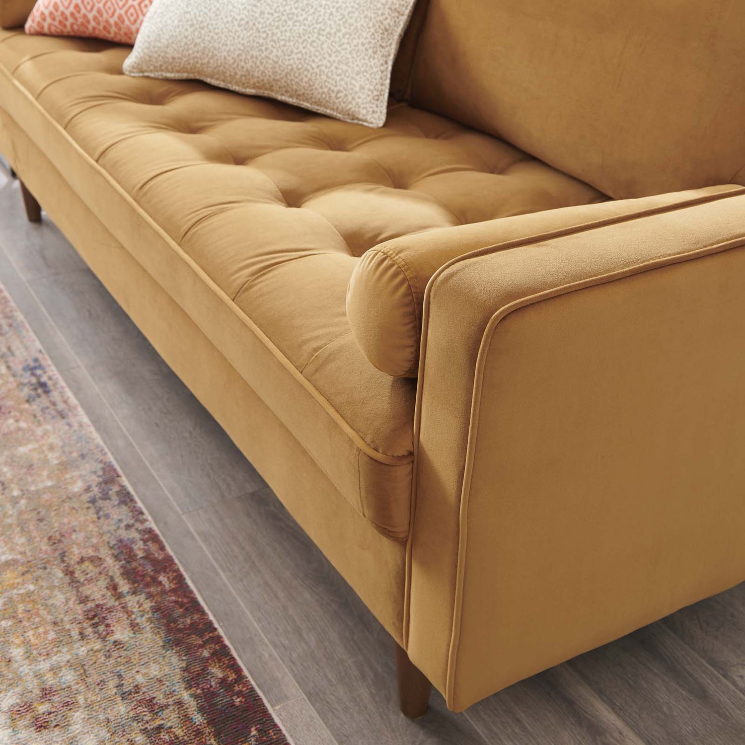 Valour Performance Velvet Sofa By HouseBean