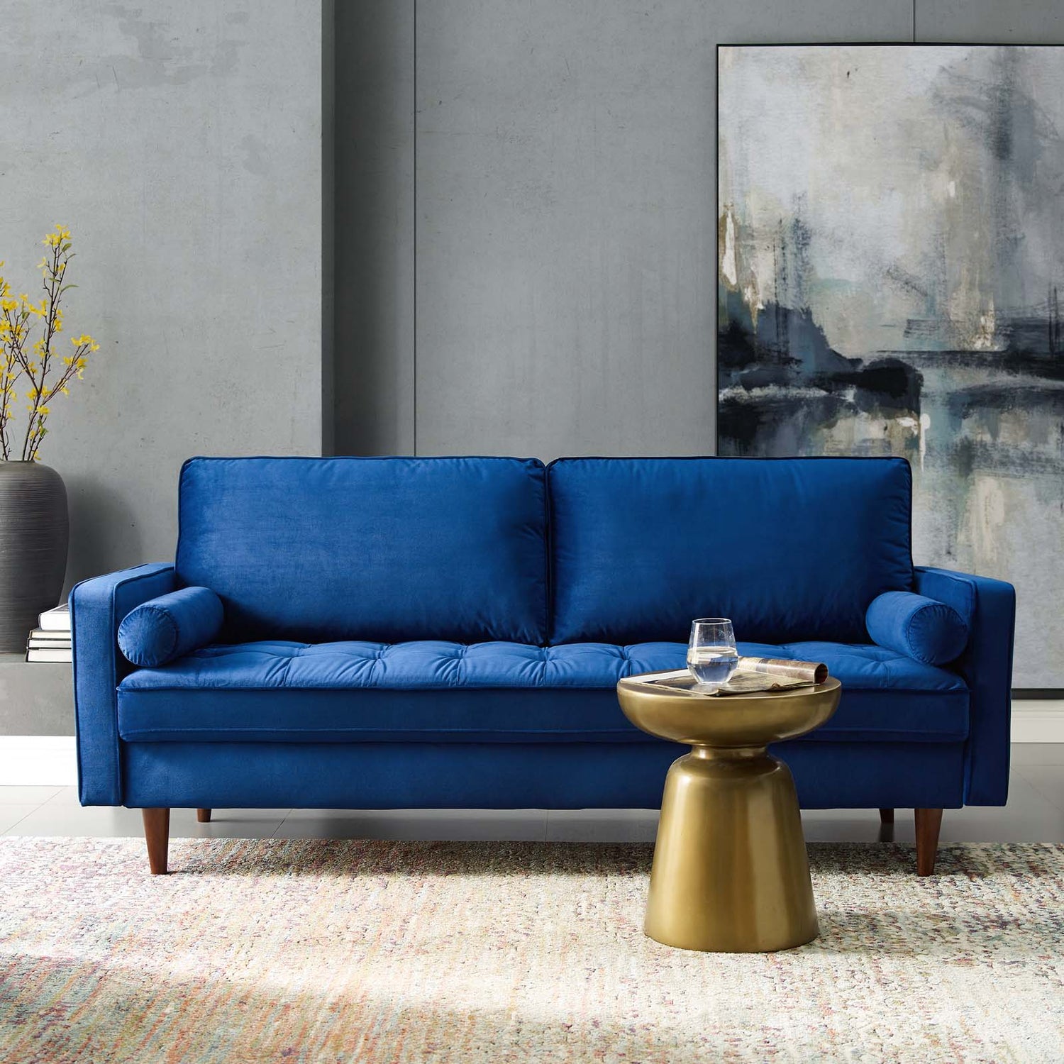 Valour Performance Velvet Sofa By HouseBean