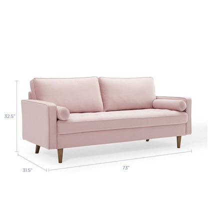 Valour Performance Velvet Sofa By HouseBean