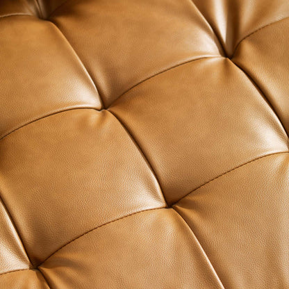 Valour Upholstered Faux Leather Sofa By HouseBean