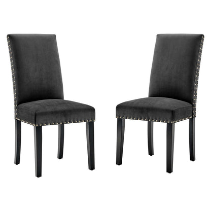 Parcel Performance Velvet Dining Side Chairs - Set of 2 by Modway