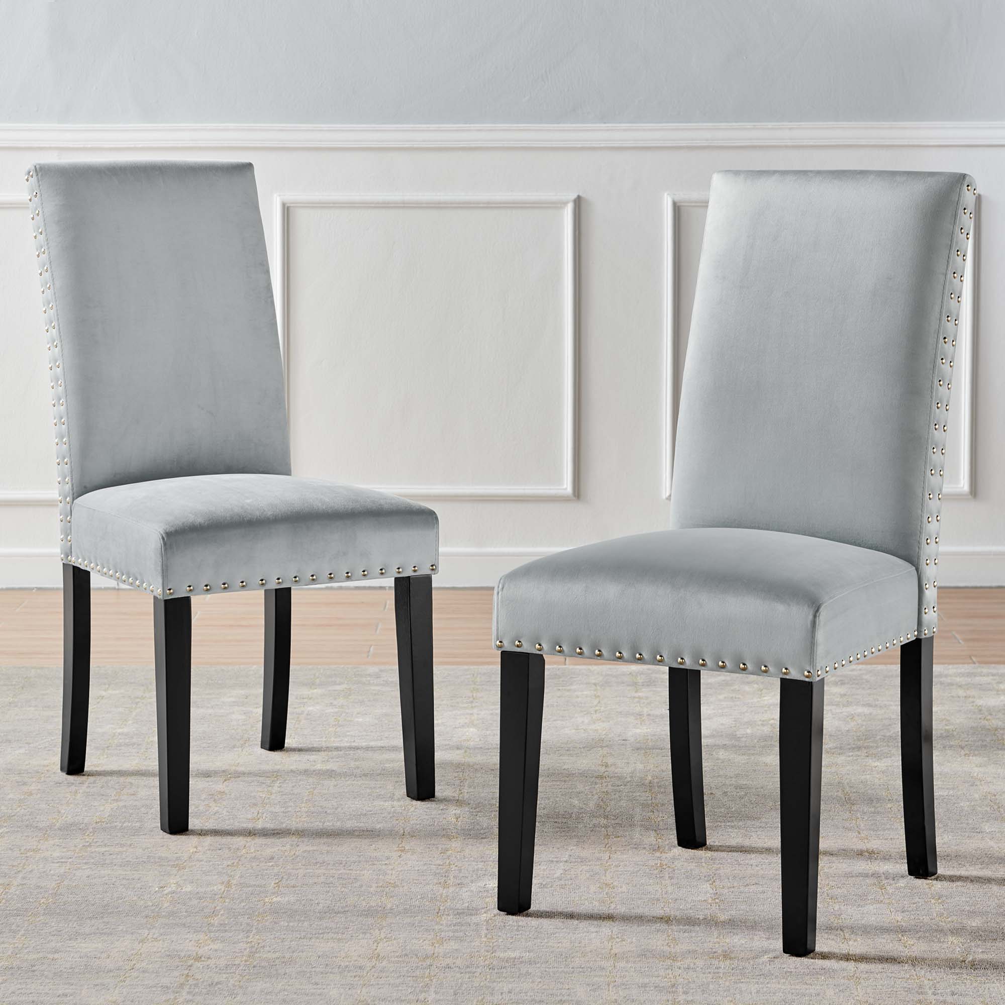 Parcel Performance Velvet Dining Side Chairs - Set of 2 by Modway