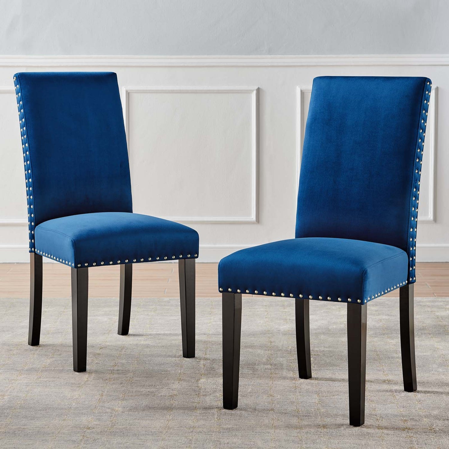 Parcel Performance Velvet Dining Side Chairs - Set of 2 by Modway