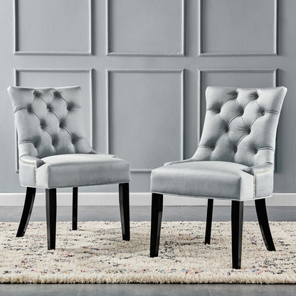 Regent Tufted Performance Velvet Dining Side Chairs - Set of 2 by Modway