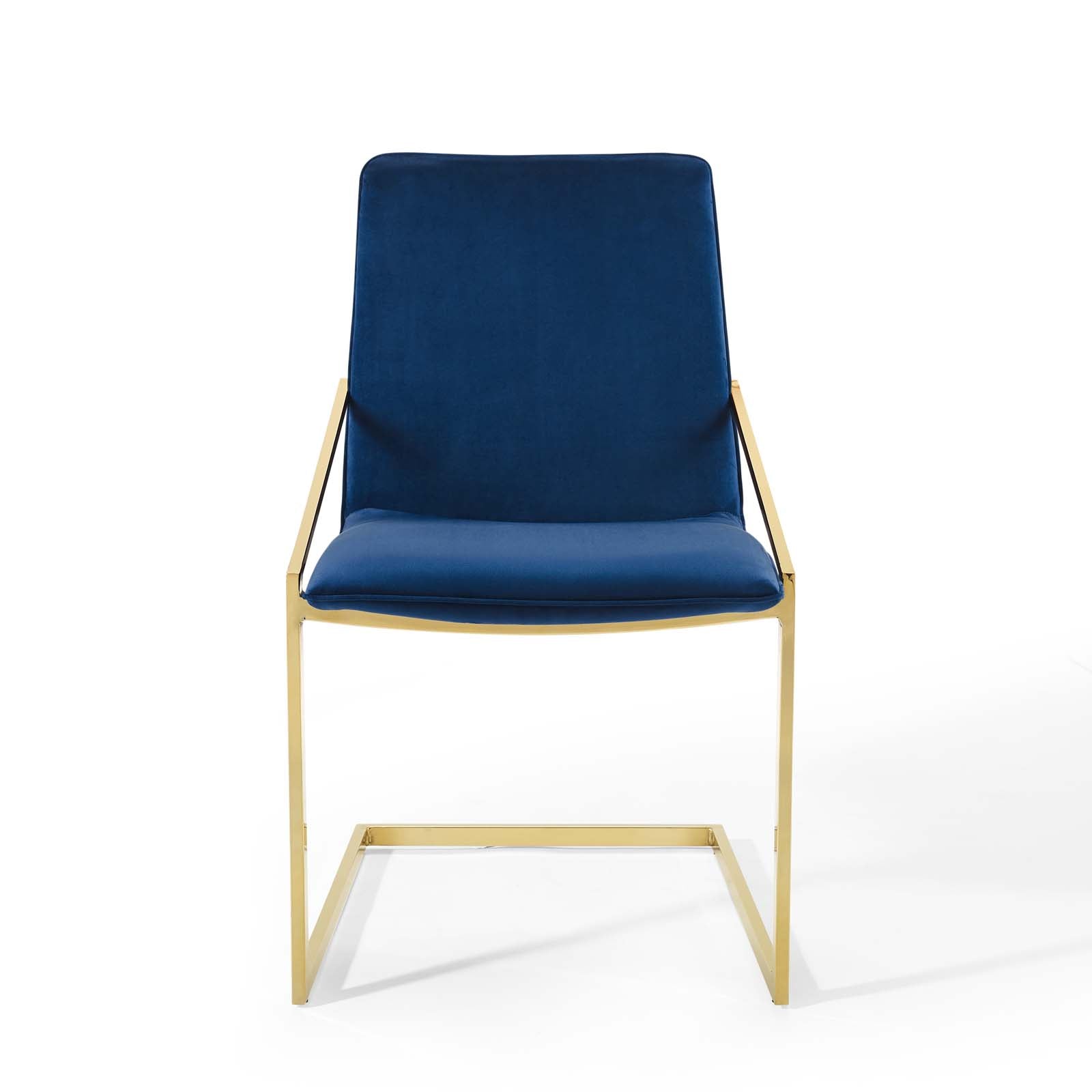 Pitch Performance Velvet Dining Armchair By HouseBean