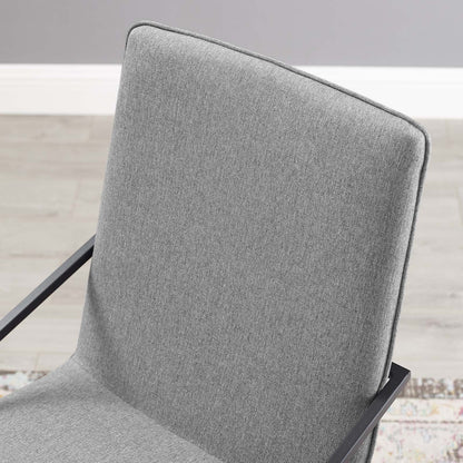 Pitch Upholstered Fabric Dining Armchair By HouseBean