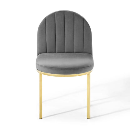 Isla Channel Tufted Performance Velvet Dining Side Chair by Modway