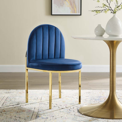 Isla Channel Tufted Performance Velvet Dining Side Chair by Modway