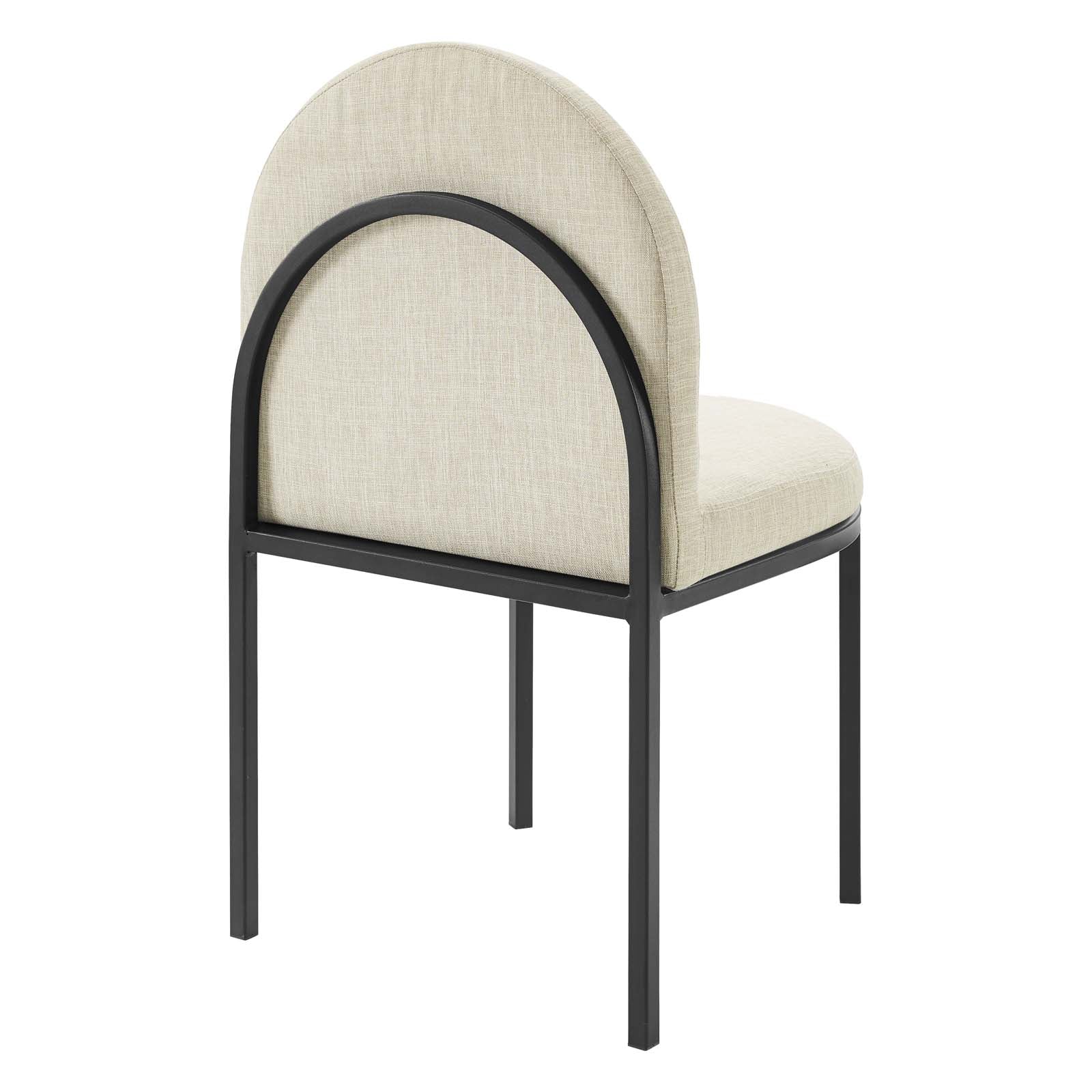 Isla Channel Tufted Upholstered Fabric Dining Side Chair By HouseBean