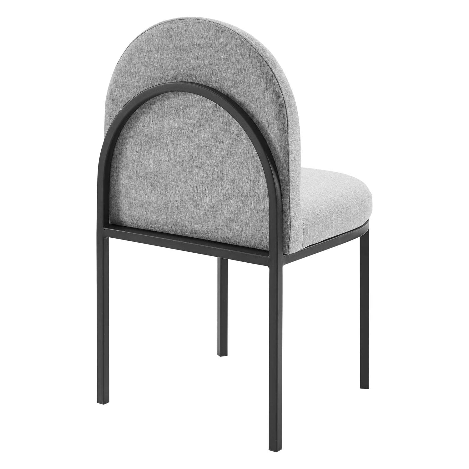 Isla Channel Tufted Upholstered Fabric Dining Side Chair By HouseBean