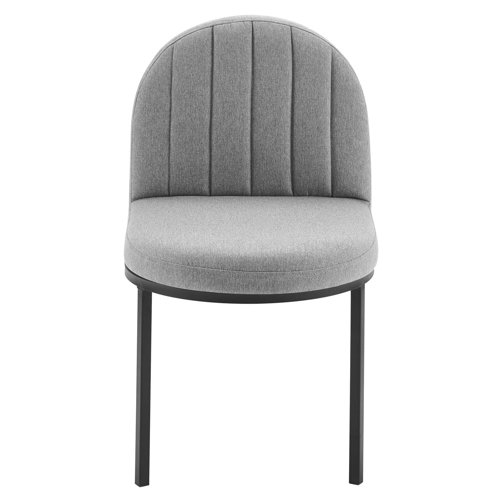 Isla Channel Tufted Upholstered Fabric Dining Side Chair By HouseBean