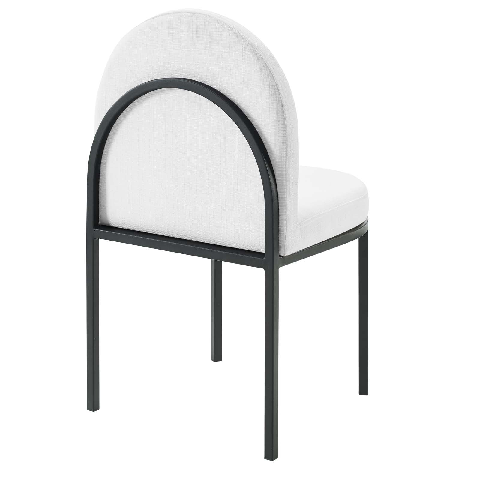 Isla Channel Tufted Upholstered Fabric Dining Side Chair By HouseBean