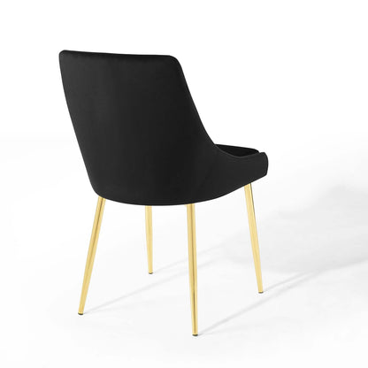 Viscount Performance Velvet Dining Chairs - Set of 2 by Modway
