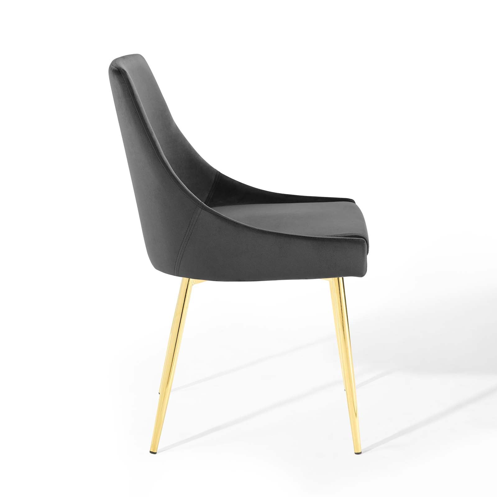 Viscount Performance Velvet Dining Chairs - Set of 2 by Modway