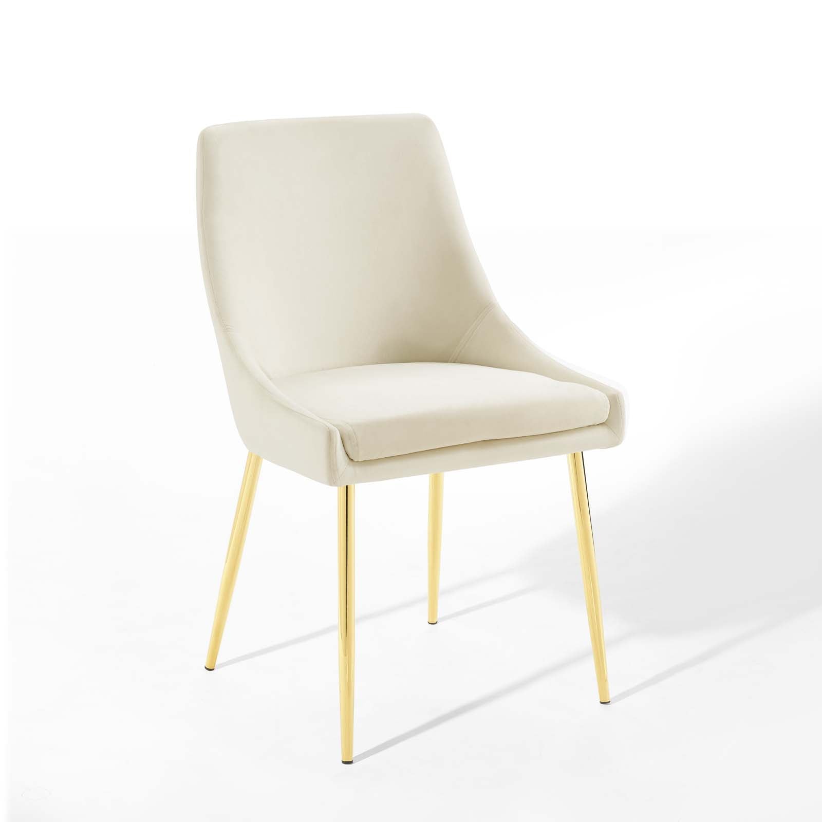 Viscount Performance Velvet Dining Chairs - Set of 2 by Modway