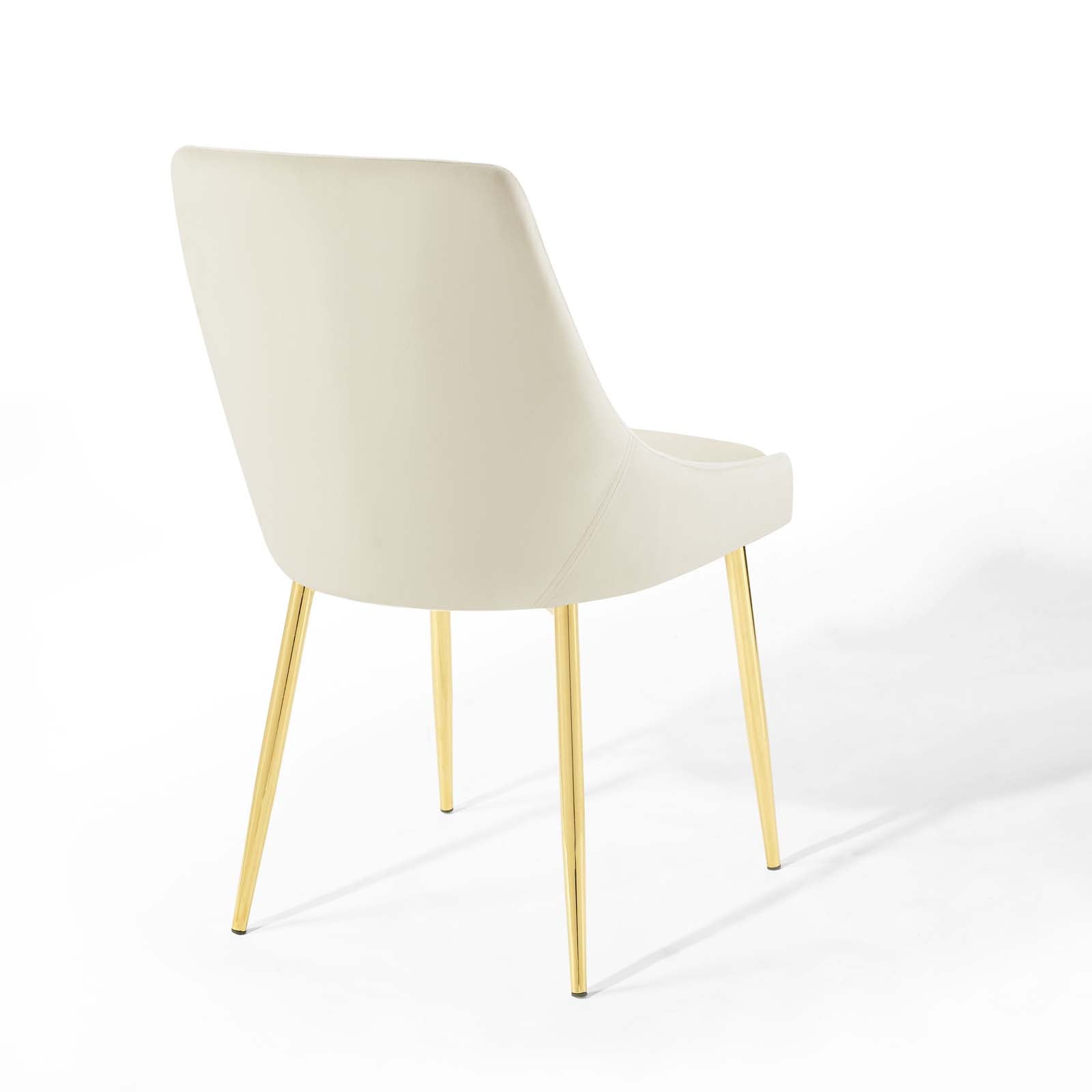 Viscount Performance Velvet Dining Chairs - Set of 2 by Modway