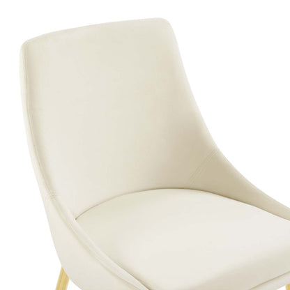 Viscount Performance Velvet Dining Chairs - Set of 2 by Modway