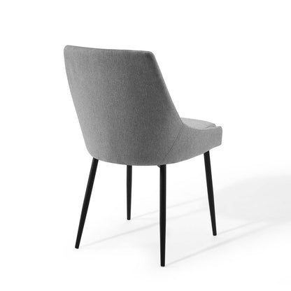 Viscount Upholstered Fabric Dining Chairs Set of 2 by Modway