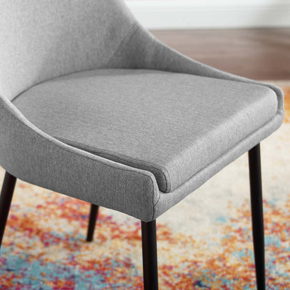 Viscount Upholstered Fabric Dining Chairs Set of 2 by Modway