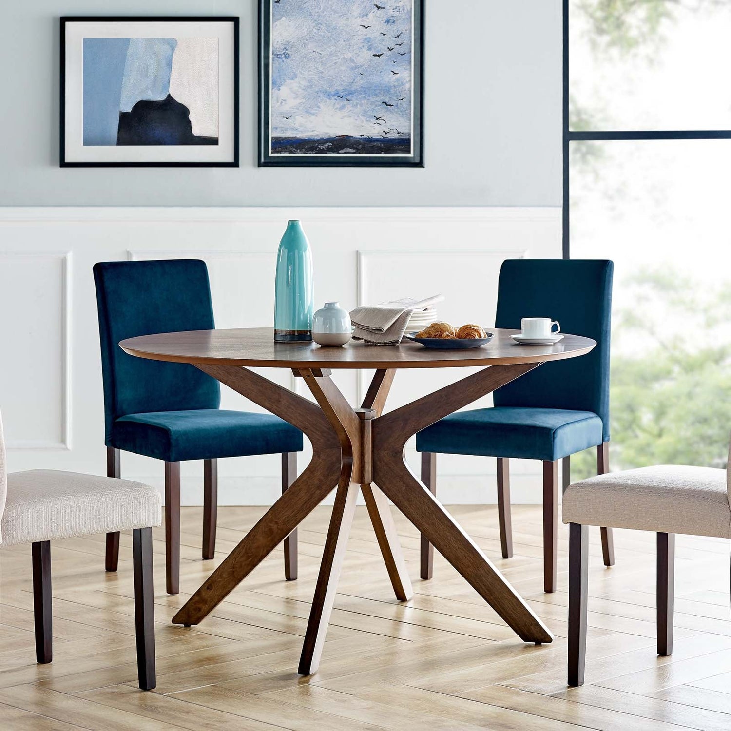 Crossroads Wood Dining Table by Modway