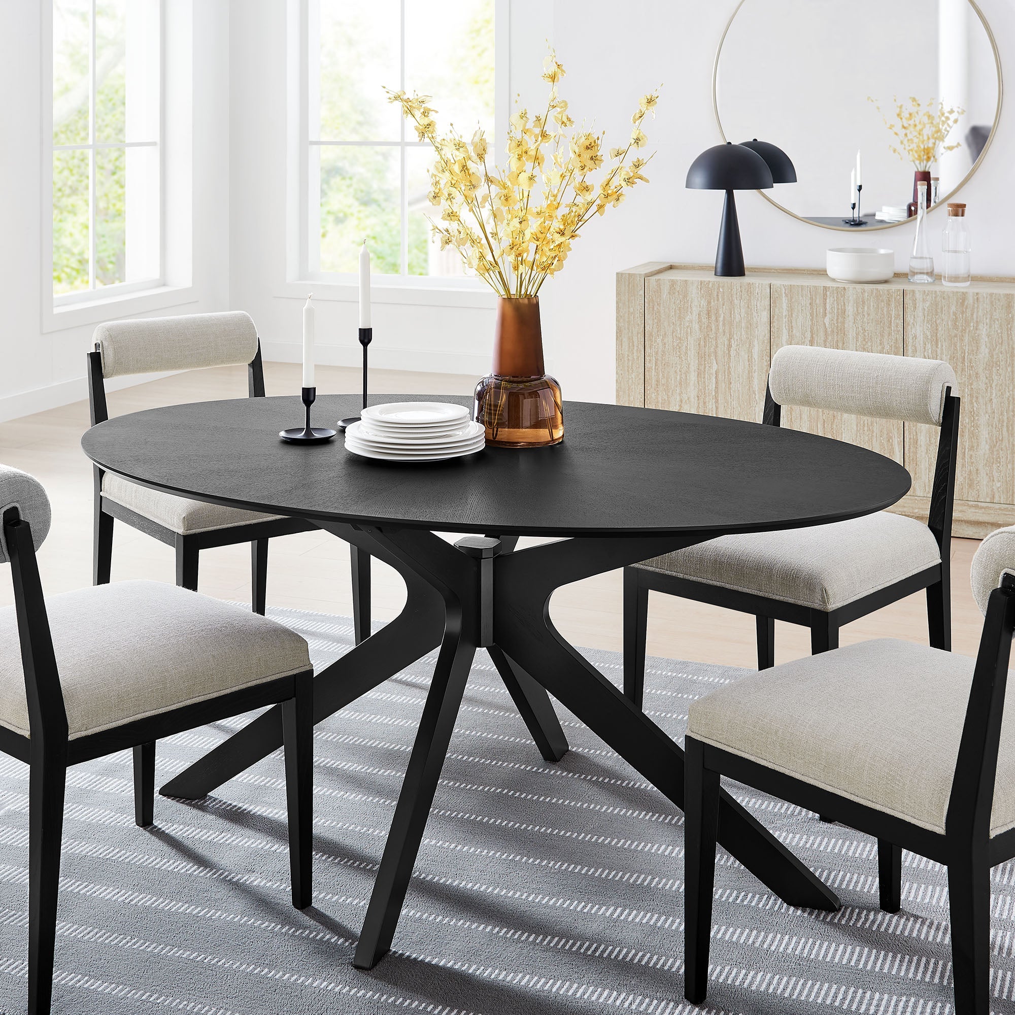 Crossroads Wood Dining Table by Modway