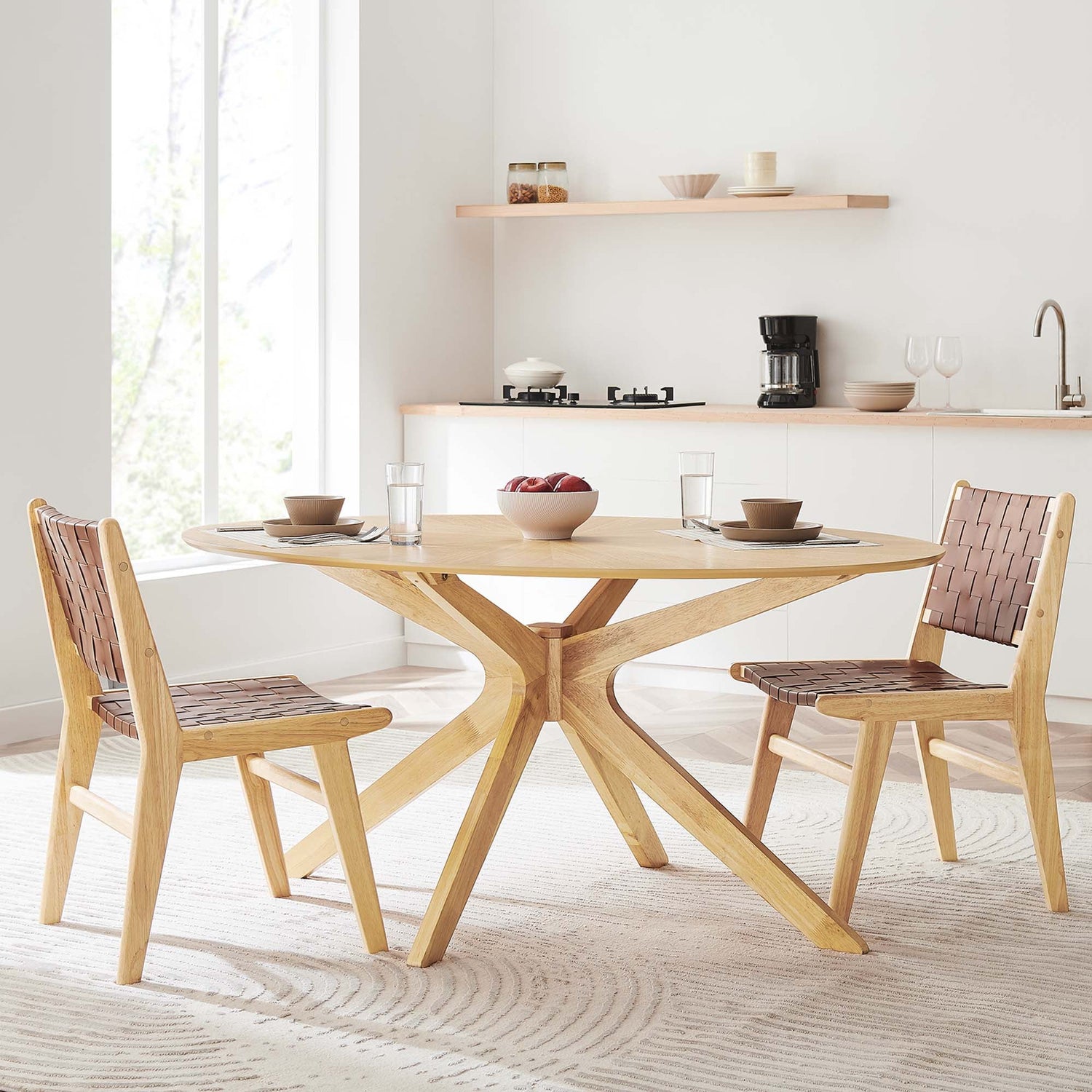 Crossroads Wood Dining Table by Modway