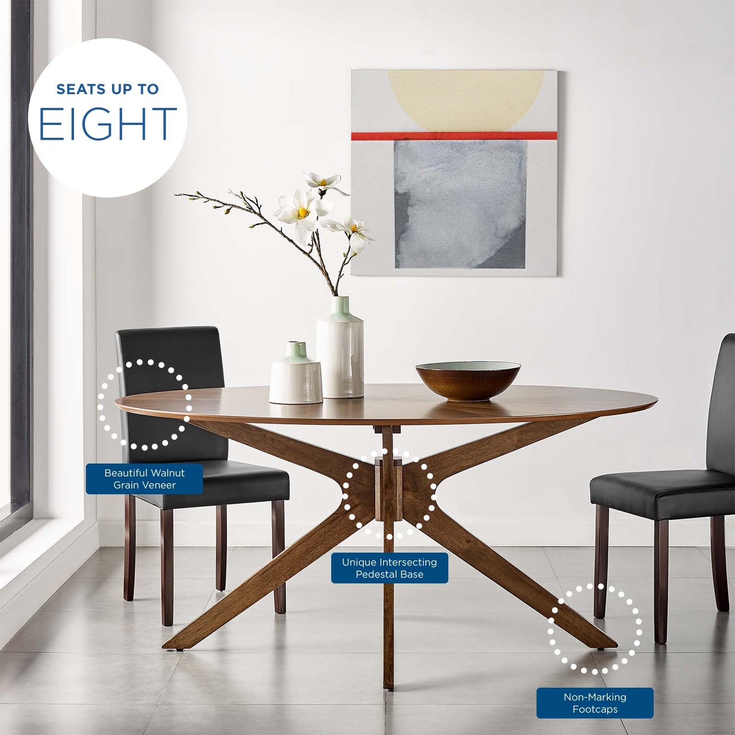 Crossroads Wood Dining Table by Modway