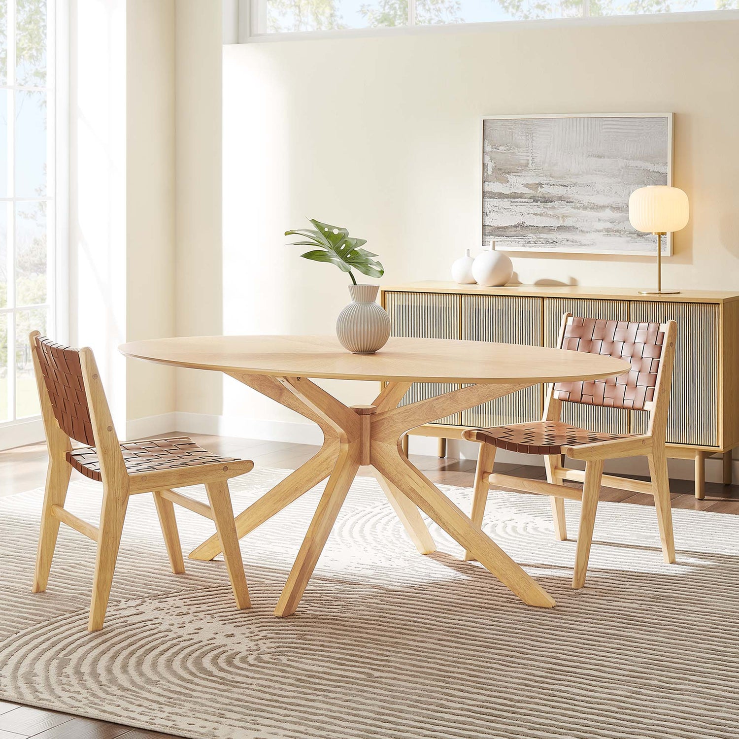 Crossroads Wood Dining Table by Modway