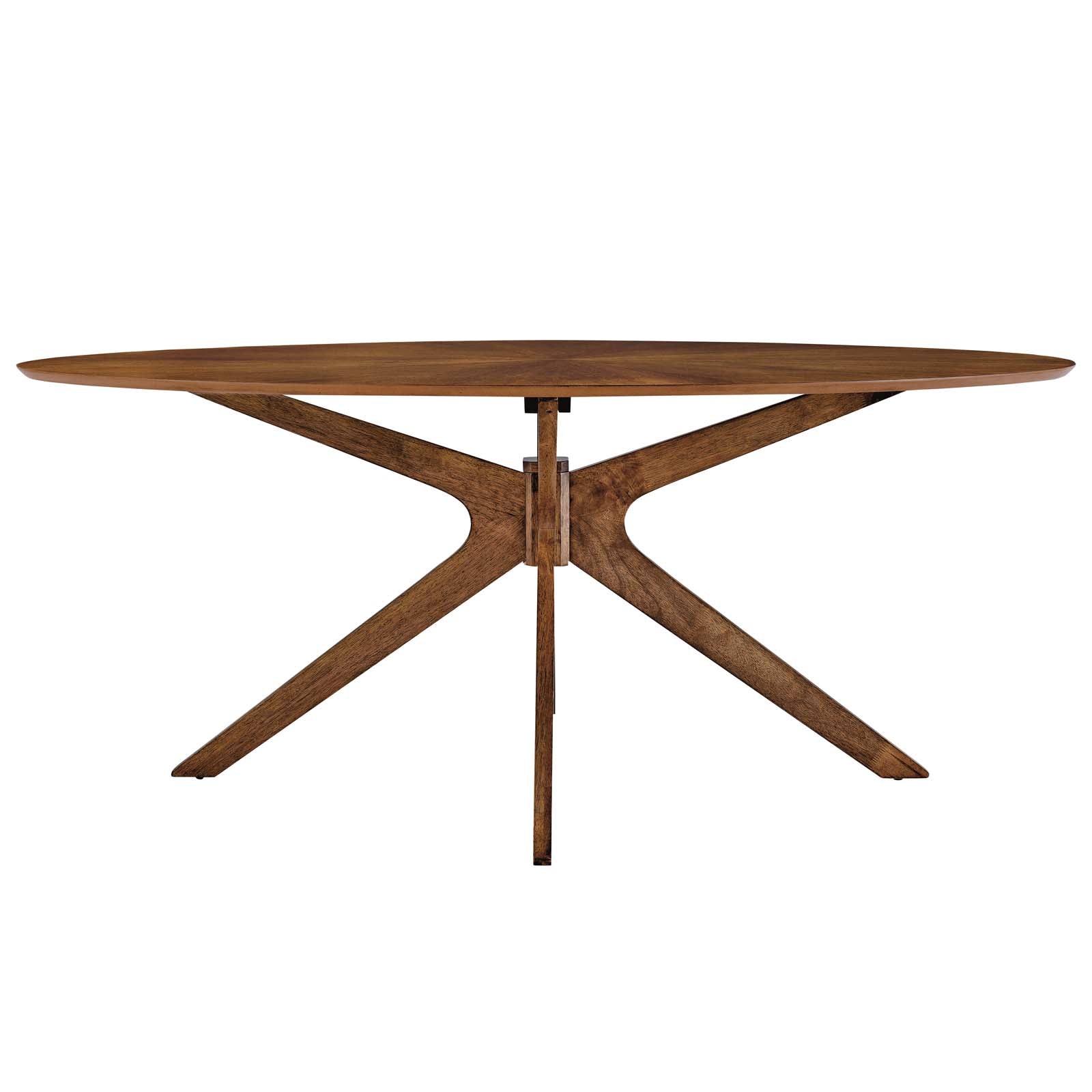 Crossroads Wood Dining Table By HouseBean