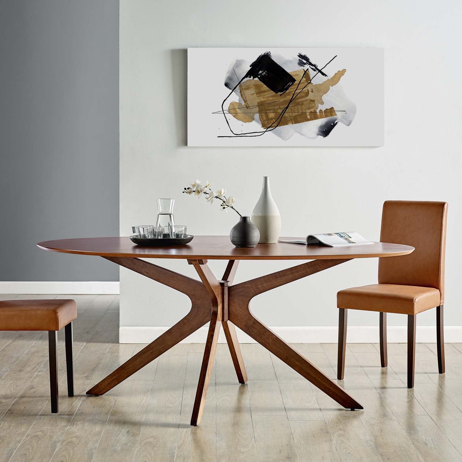 Crossroads Wood Dining Table by Modway