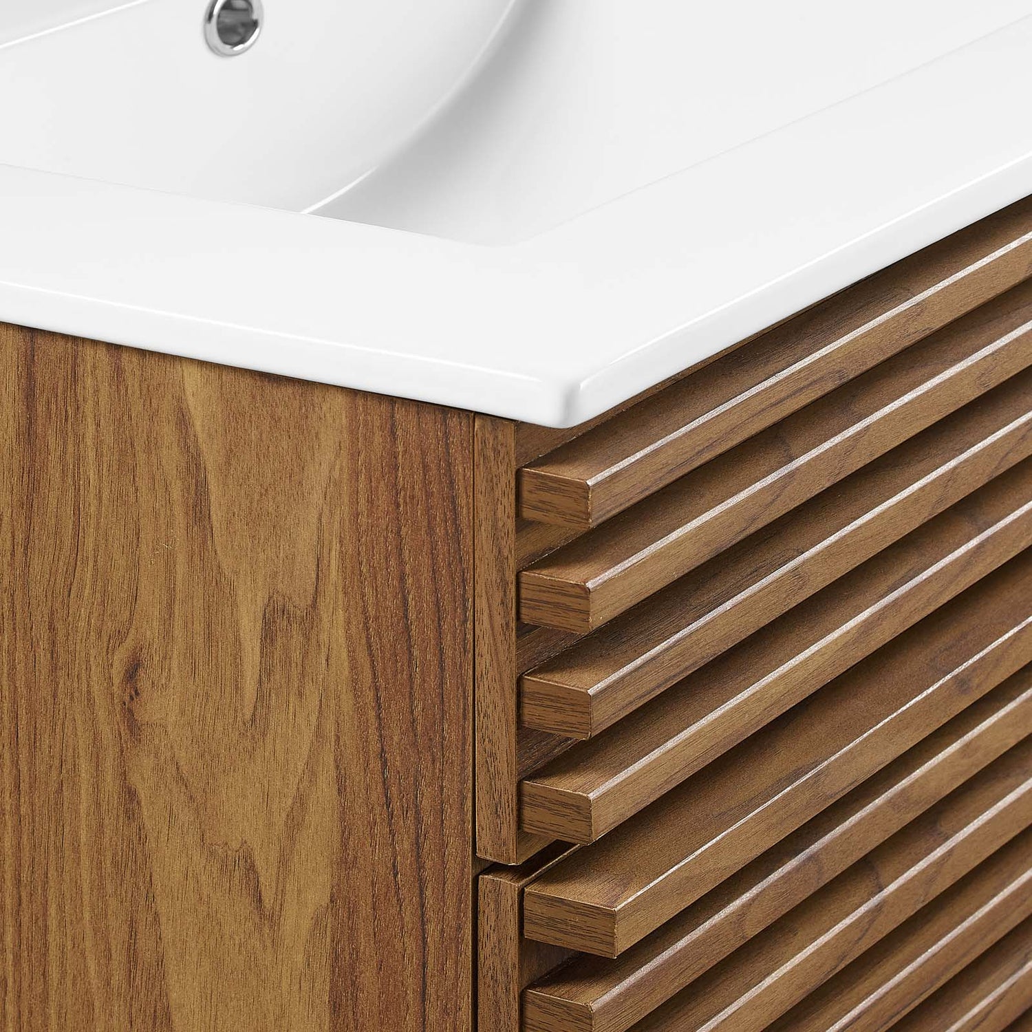 Render 18&quot; and 24&quot; Bathroom Vanities with White Basin Included by Modway