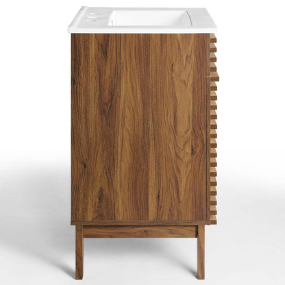 Render 18&quot; and 24&quot; Bathroom Vanities with White Basin Included by Modway