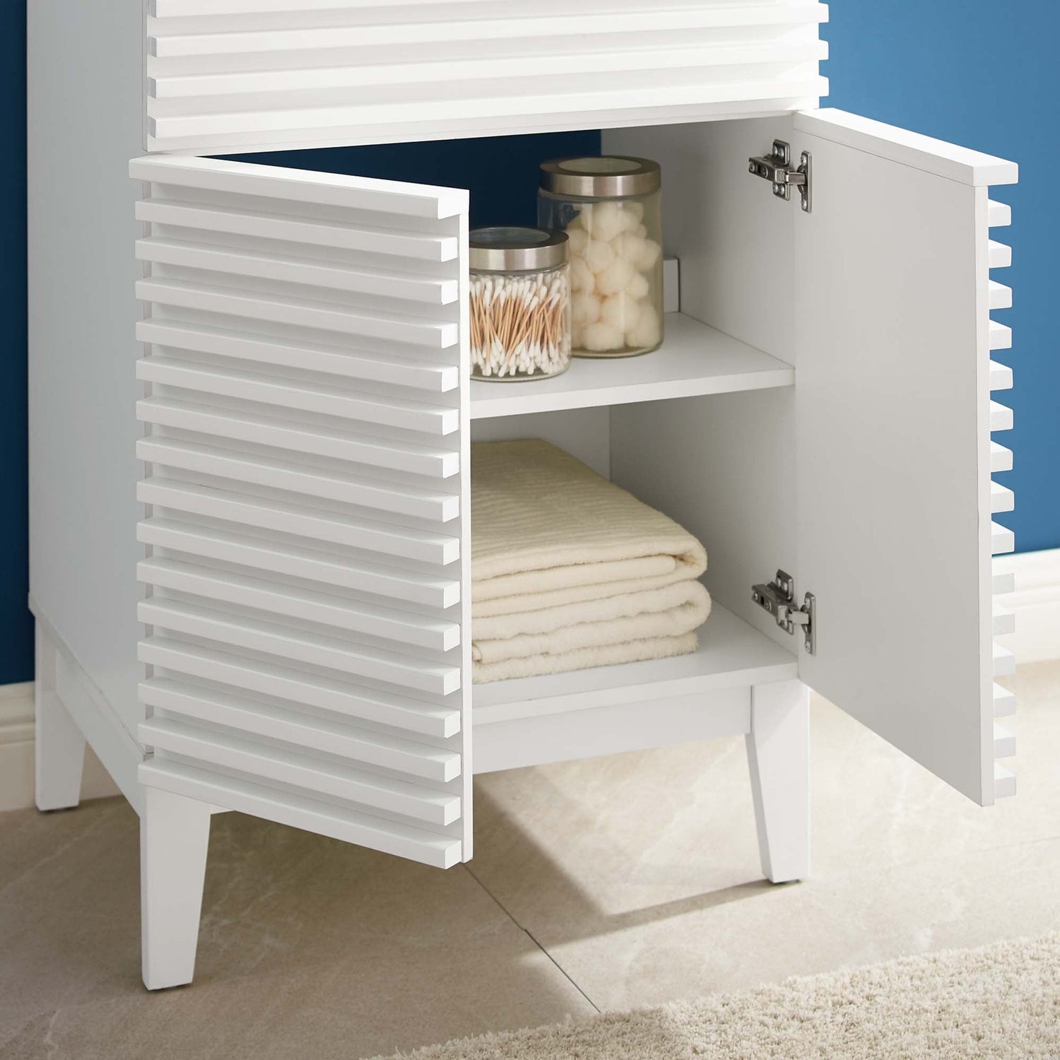 Render 18&quot; and 24&quot; Bathroom Vanities with White Basin Included by Modway