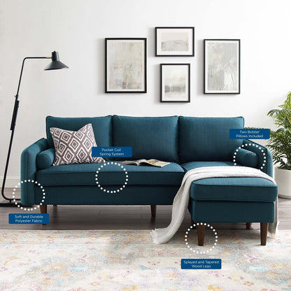 Revive Upholstered Right or Left Sectional Sofa by Modway