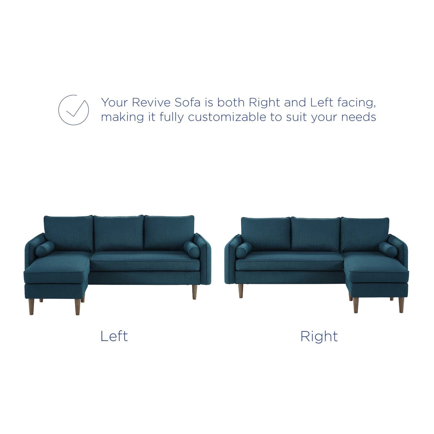 Revive Upholstered Right or Left Sectional Sofa by Modway