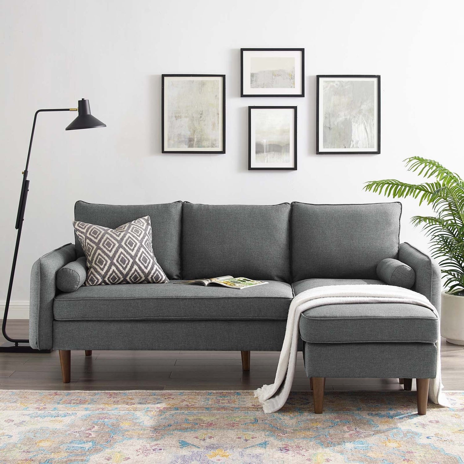 Revive Upholstered Right or Left Sectional Sofa by Modway