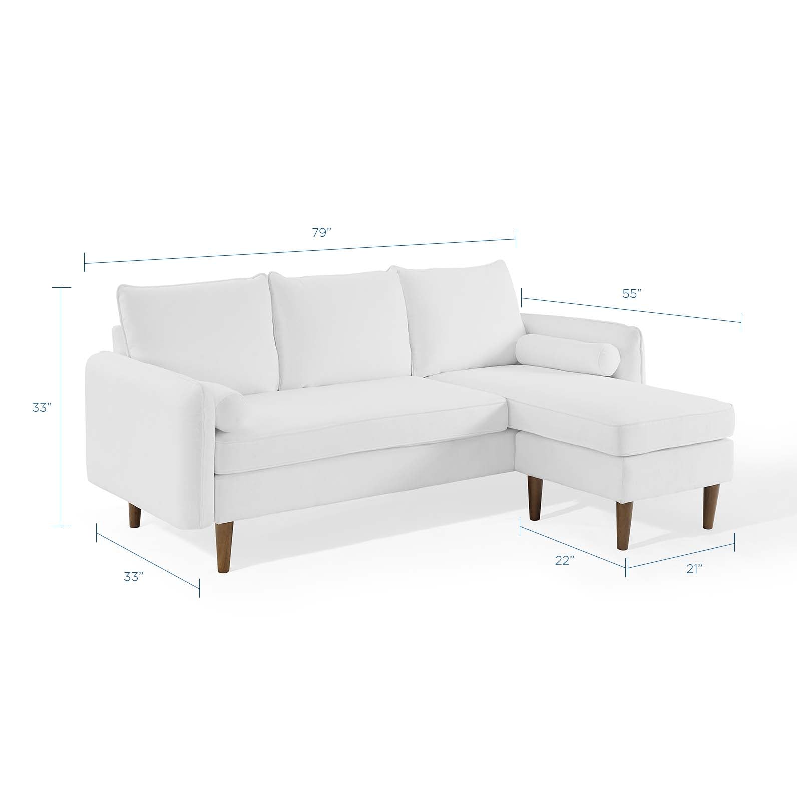Revive Upholstered Right or Left Sectional Sofa by Modway