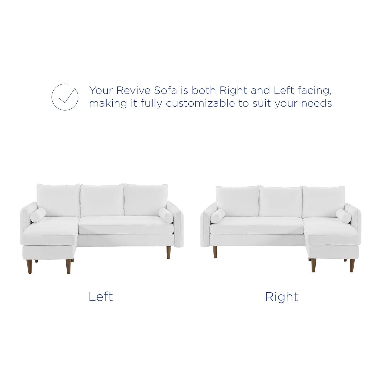 Revive Upholstered Right or Left Sectional Sofa by Modway