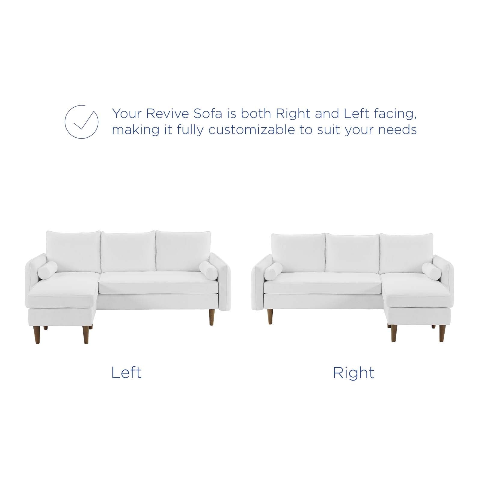 Revive Upholstered Right or Left Sectional Sofa by Modway