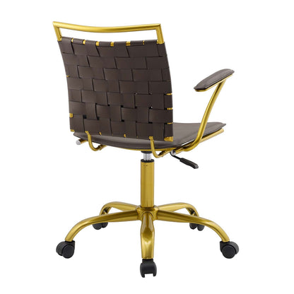 Fuse Faux Leather Office Chair By HouseBean