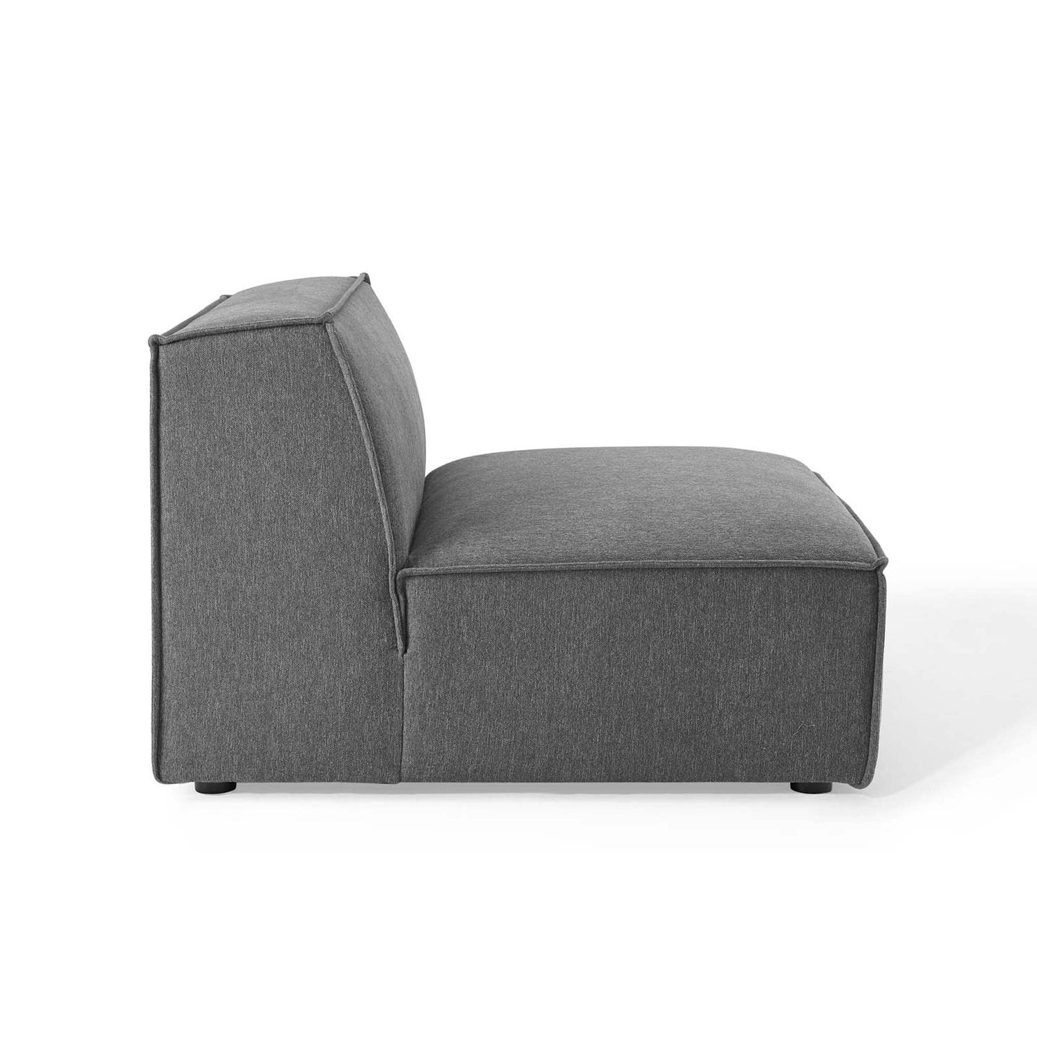 Restore Sectional Sofa Armless Chair by Modway