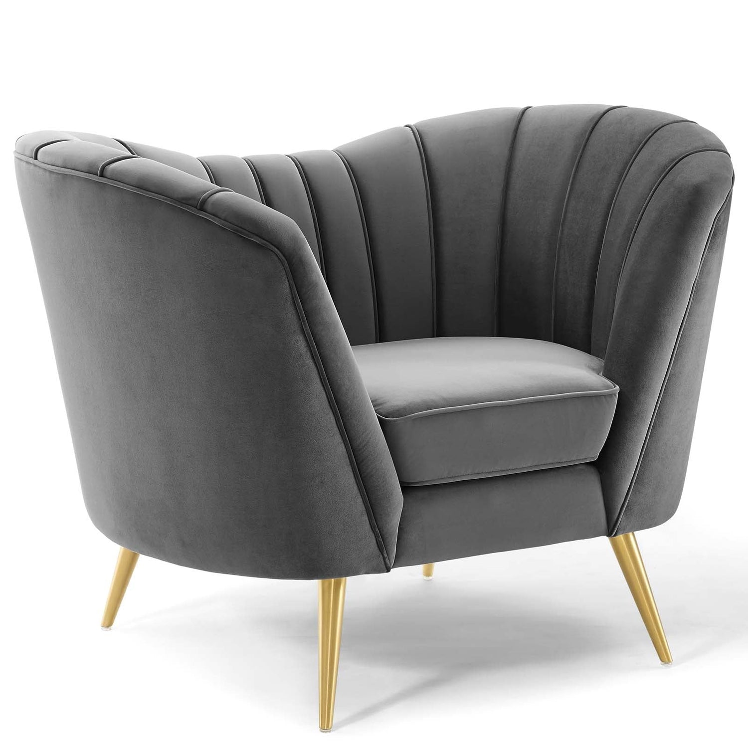 Opportunity Performance Velvet Armchair By HouseBean