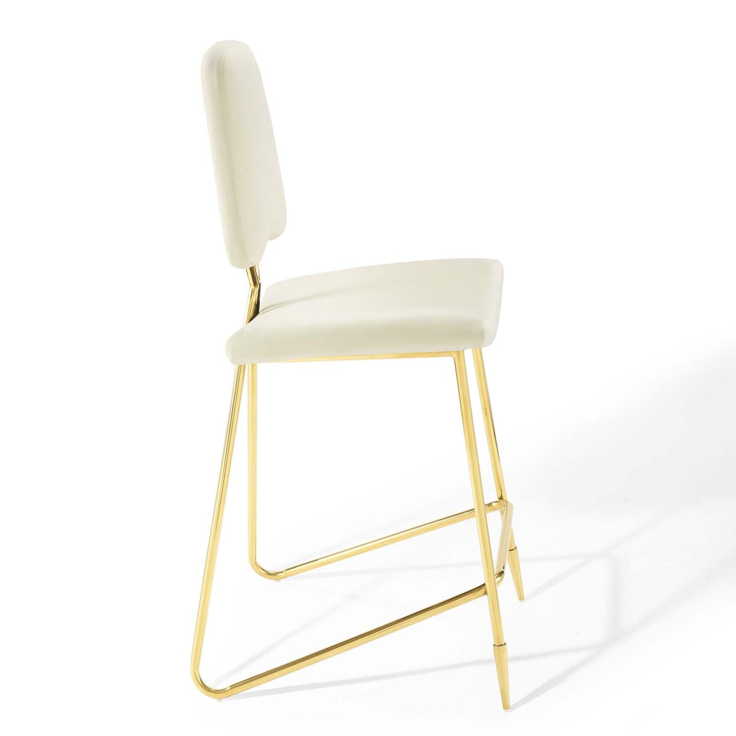 Ponder Performance Velvet Bar Stool By HouseBean