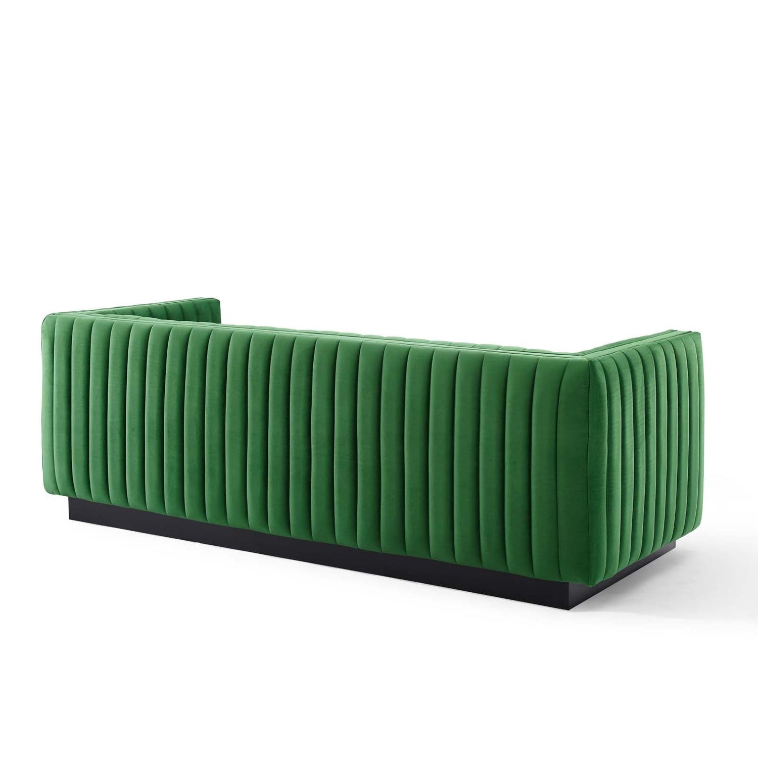 Conjure Channel Tufted Velvet Sofa By HouseBean