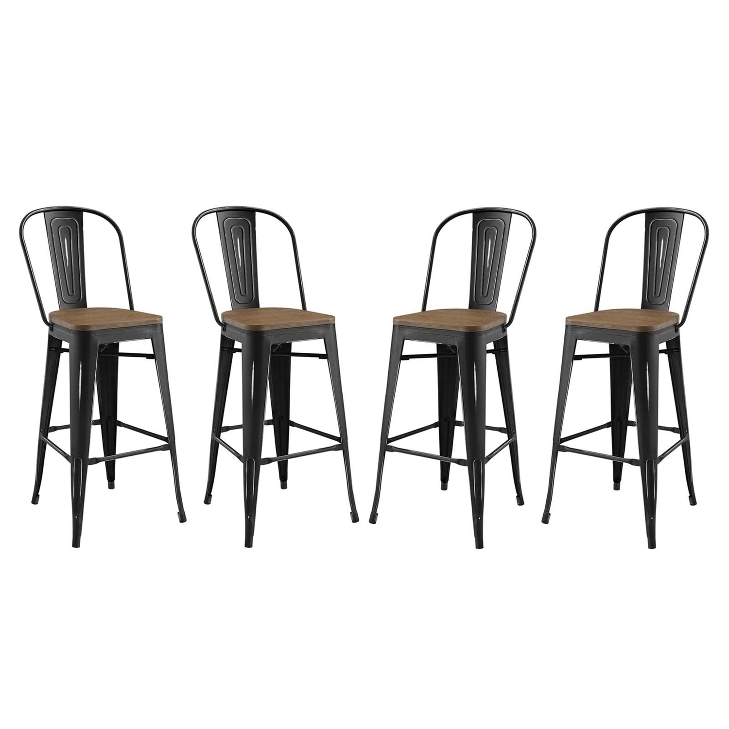 Promenade Bar Stool Set of 4 By HouseBean